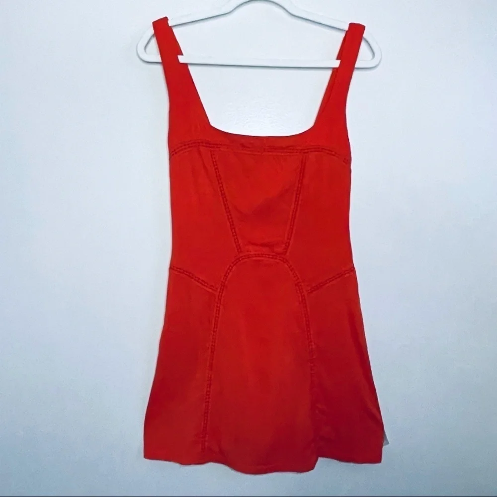 INTIMATELY FREE PEOPLE Beyond Me Red Mini‎ Dress